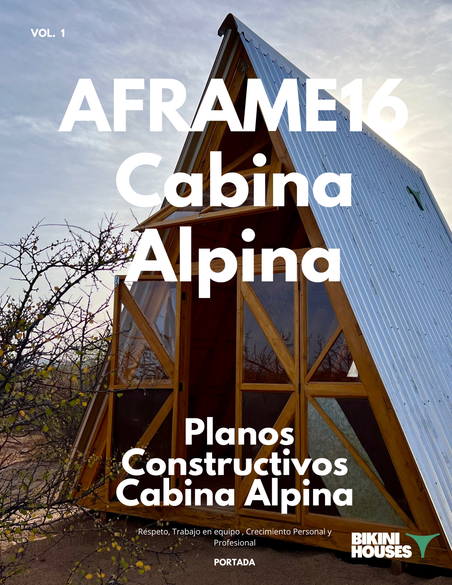Info - Planos Construcción Cabina Alpina 16 -  BikiniHouses